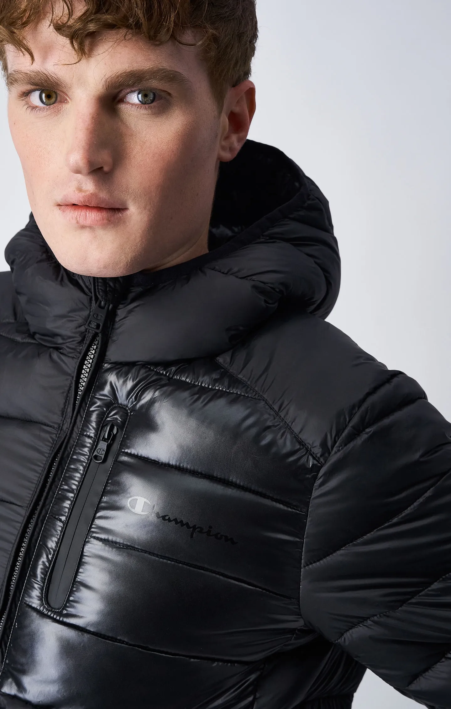 Outerwear Black Padded Lightweight Nylon Jacket