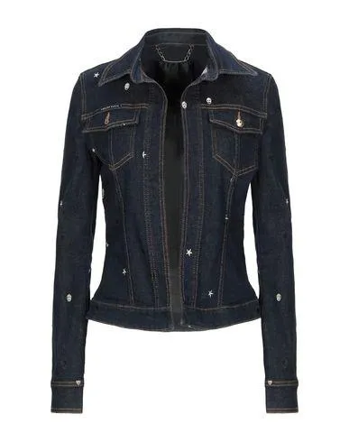 Philipp Plein Women Denim outerwear Blue S INT