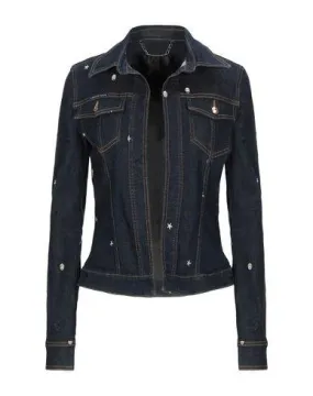 Philipp Plein Women Denim outerwear Blue S INT