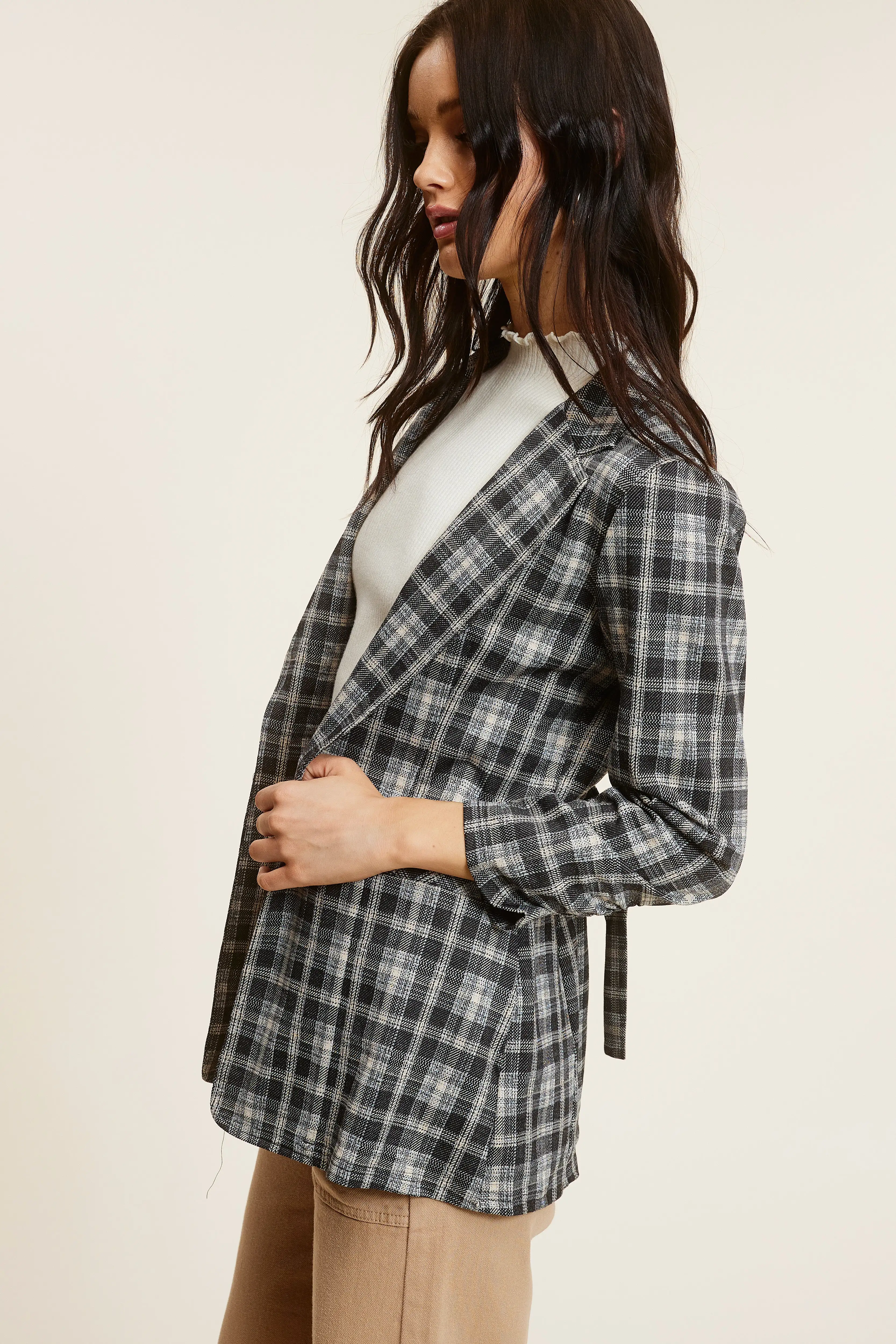 Plaid Blazer