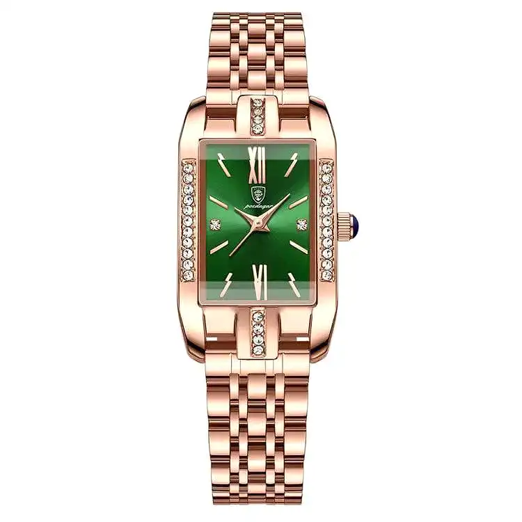 Poedagar Wrist Watch ~ Green Face