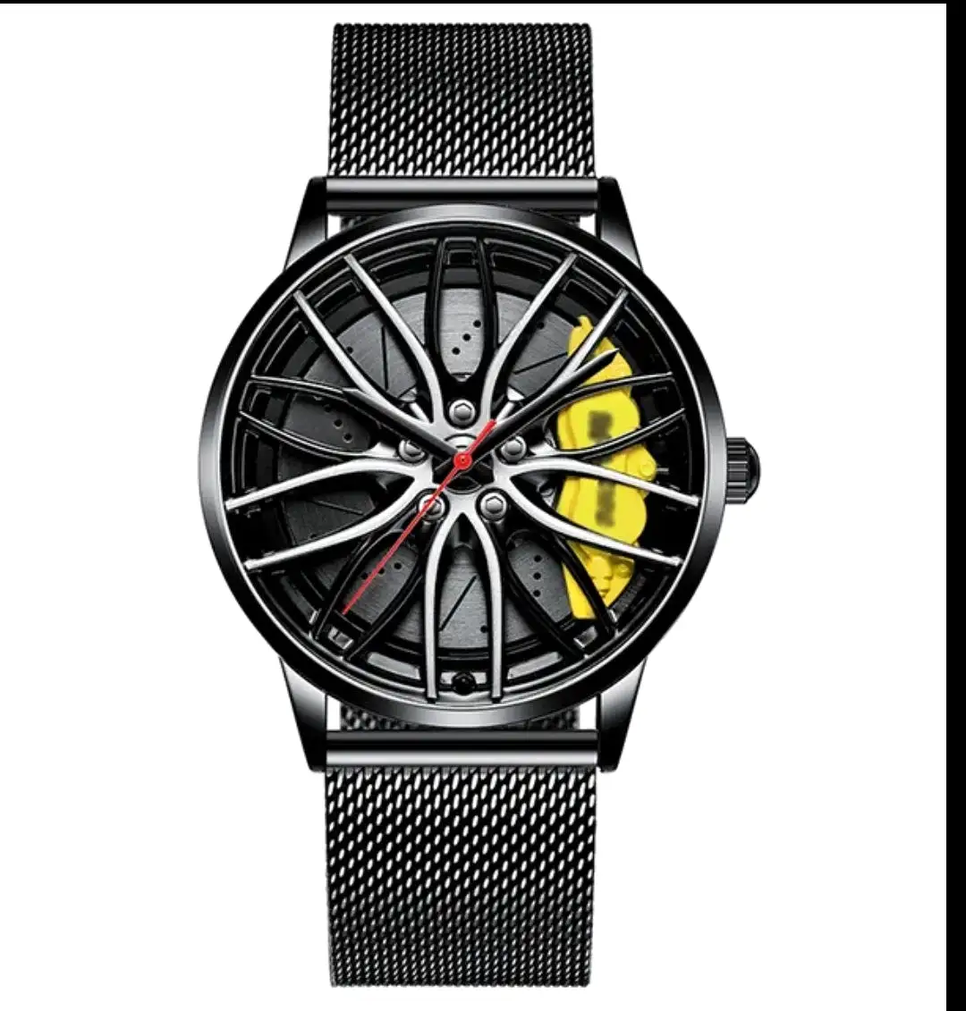 Racing Sport Car Wheel Rim Watch W3004