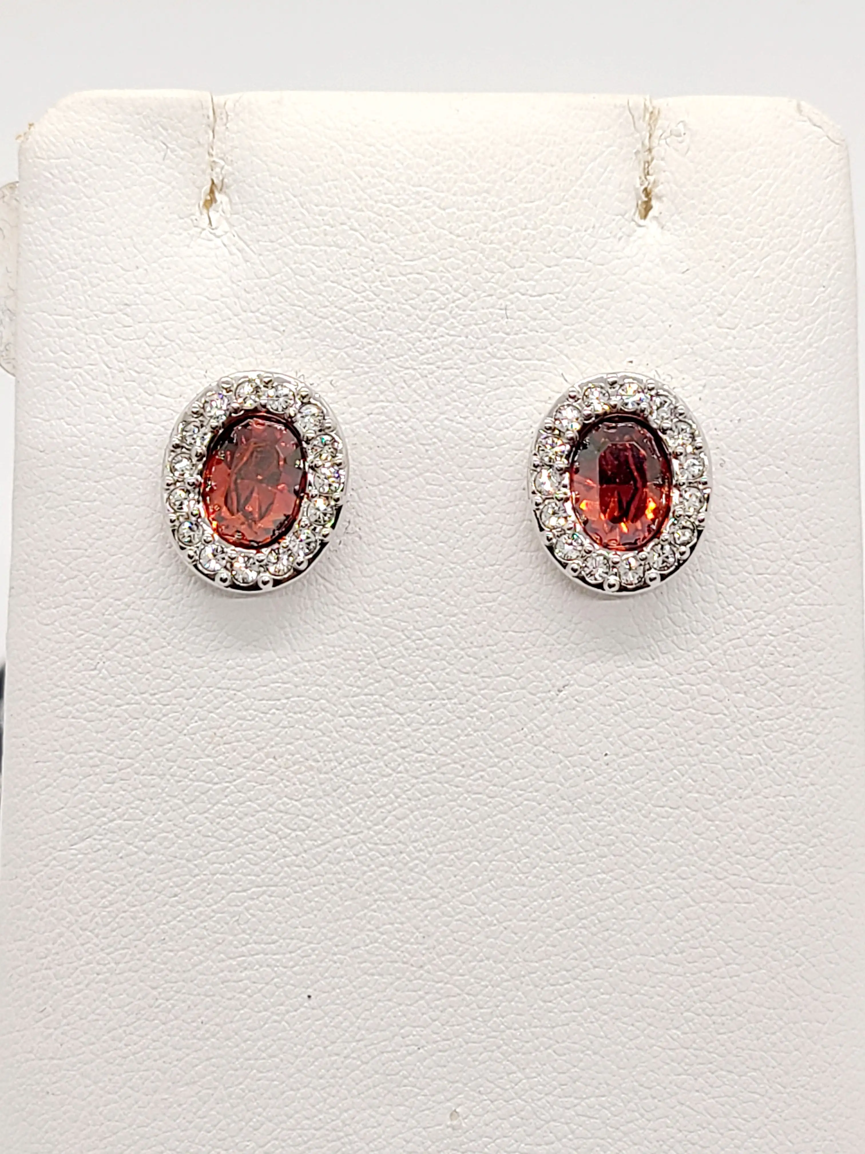 Red Earrings Studs