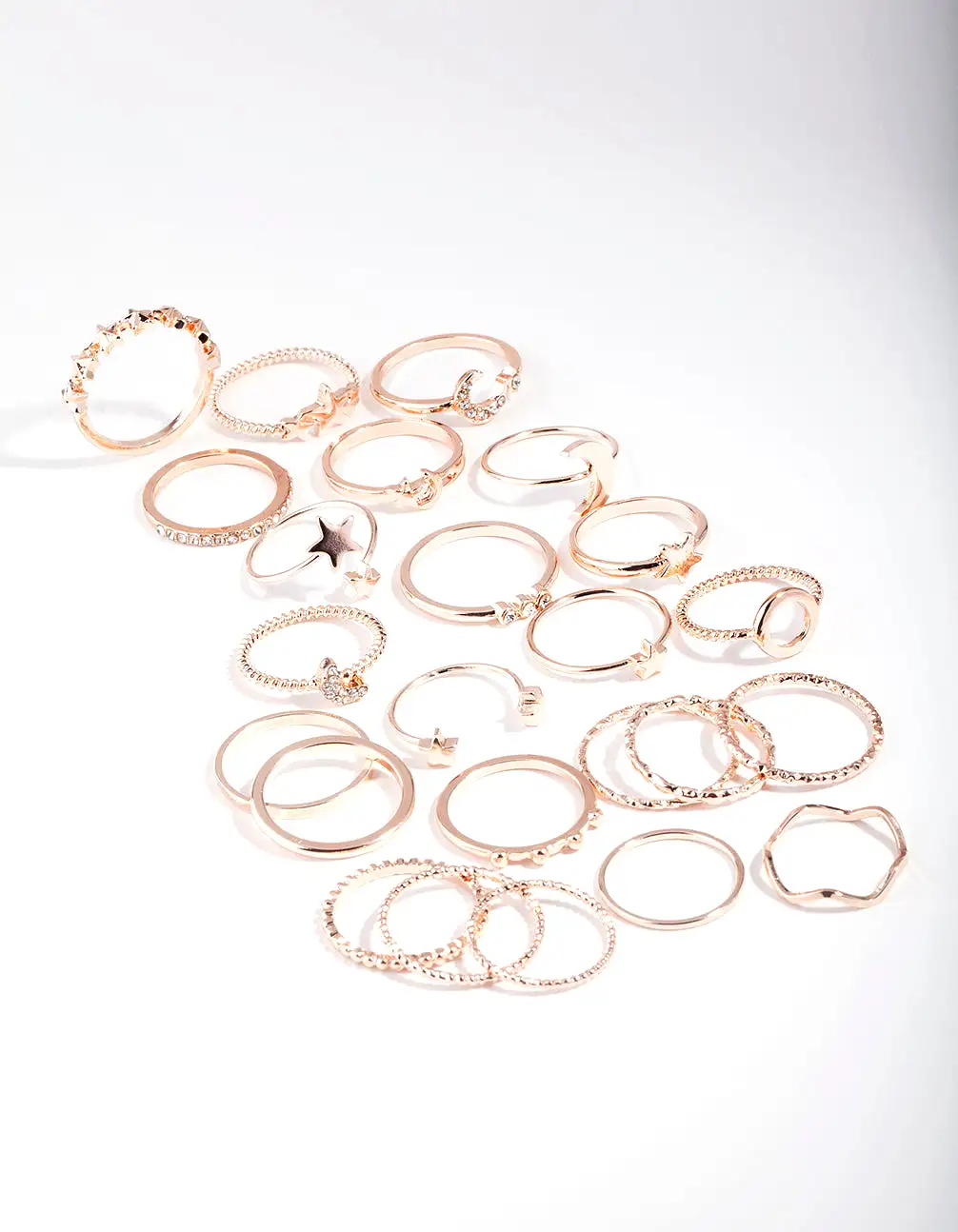 Rose Gold Celestial Ring 24-Pack