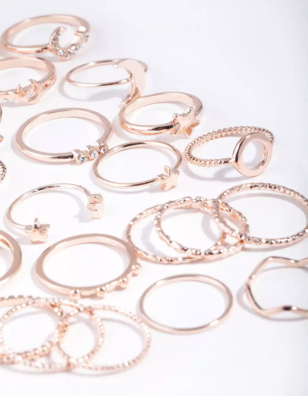 Rose Gold Celestial Ring 24-Pack