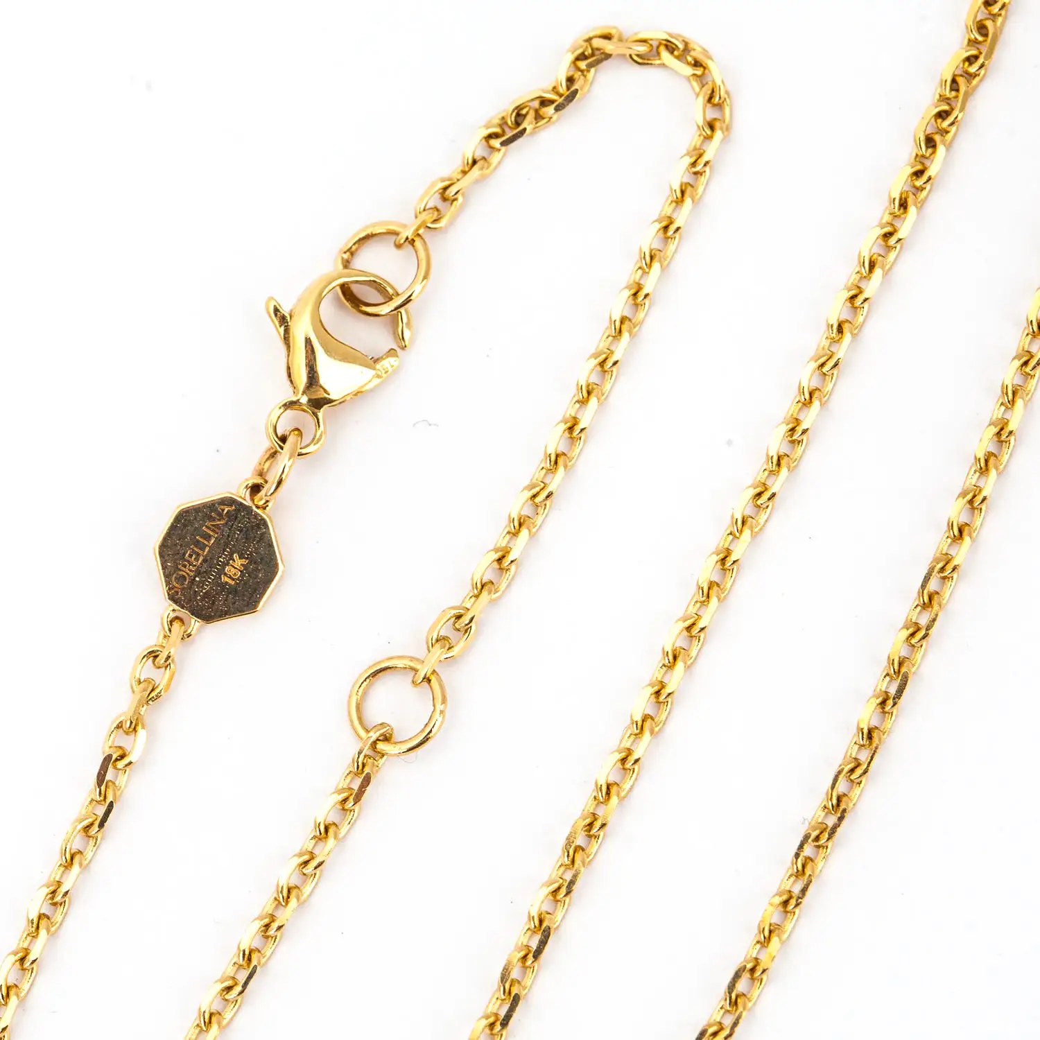 S All-Gold Signet Necklace