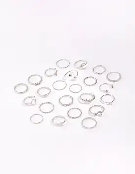 Silver Celestial Ring 24-Pack