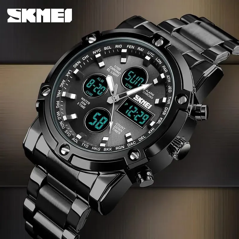 SKMEI DUAL DISPLAY WATCH FOR MEN