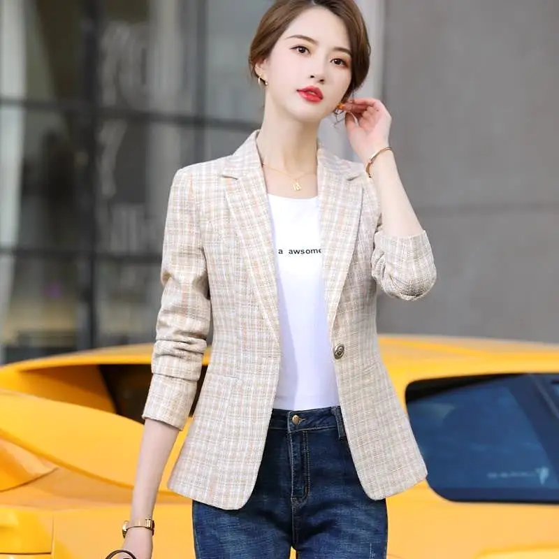 Spring and autumn Korean style short women's blazer