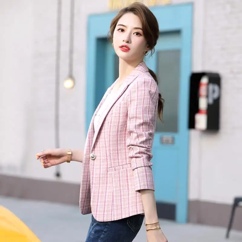 Spring and autumn Korean style short women's blazer