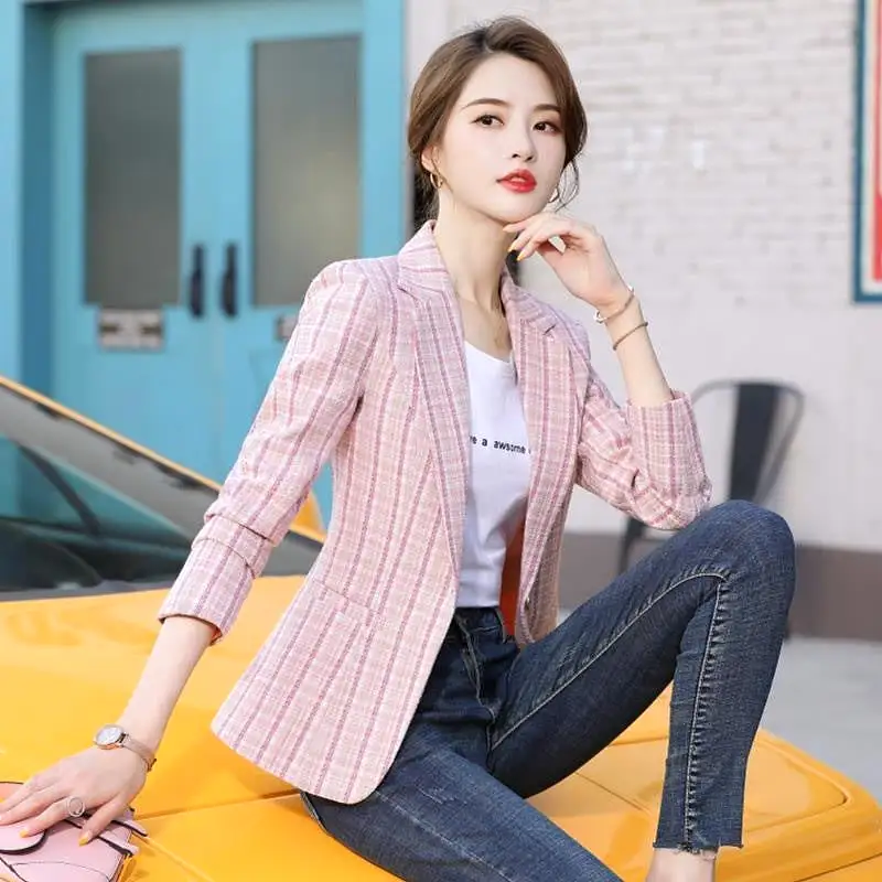 Spring and autumn Korean style short women's blazer