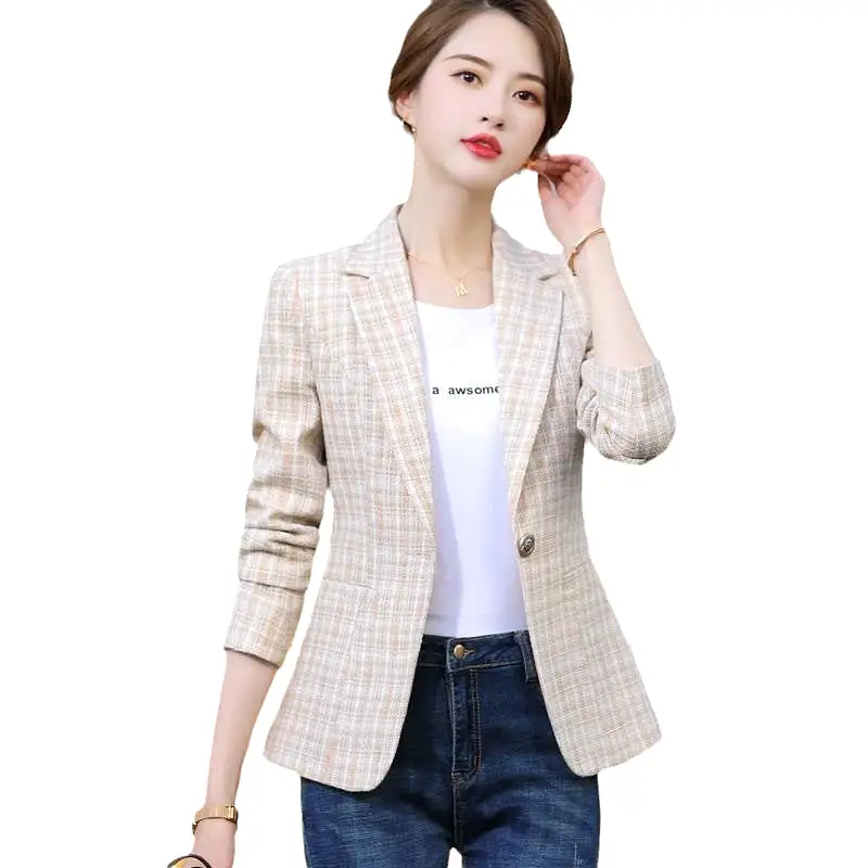 Spring and autumn Korean style short women's blazer