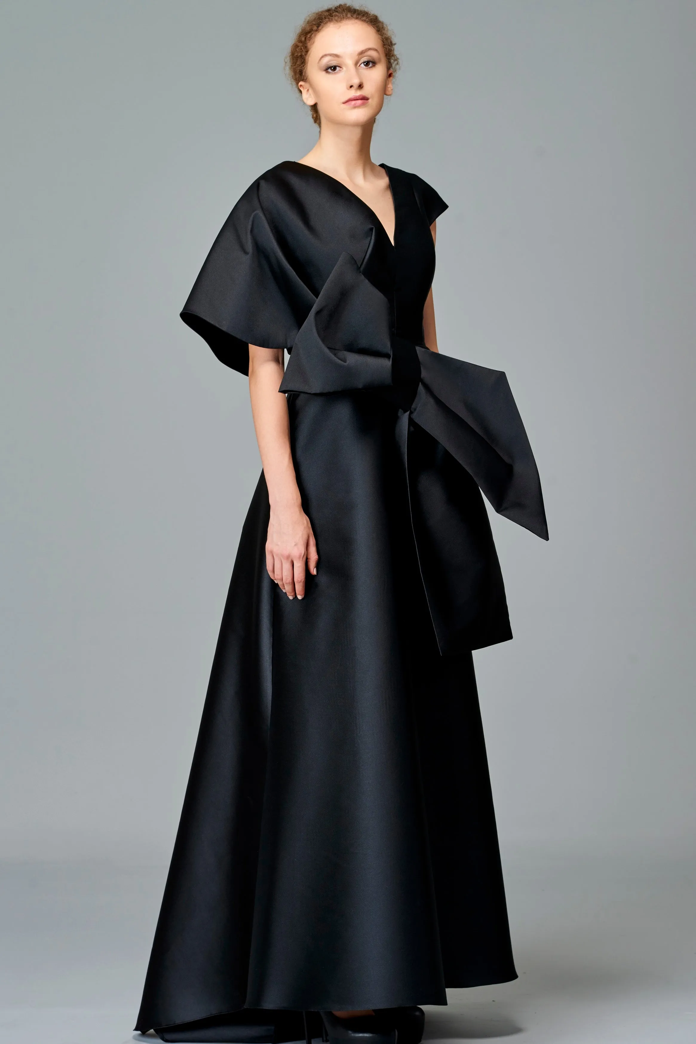 Structured Taffeta Gown