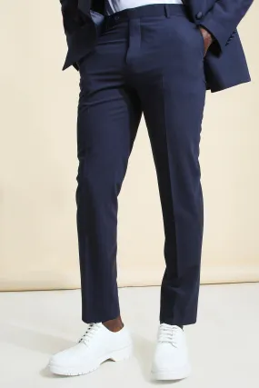 Super Skinny Micro Check Cropped Suit Pants