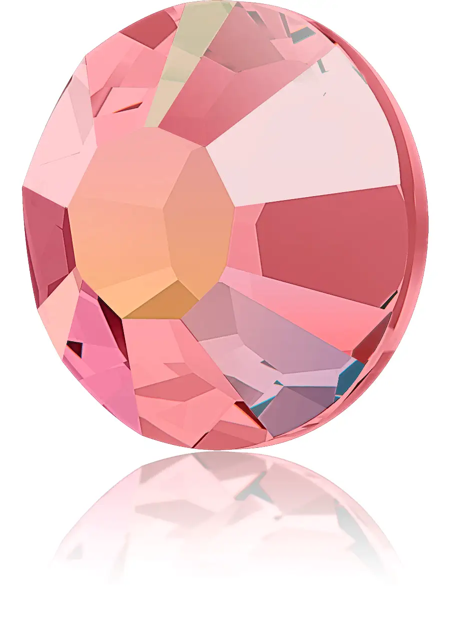 Swarovski Crystal Padparadscha AB Flatback Rhinestones in SS16 or SS20 (10 Gross 1440 Stones)