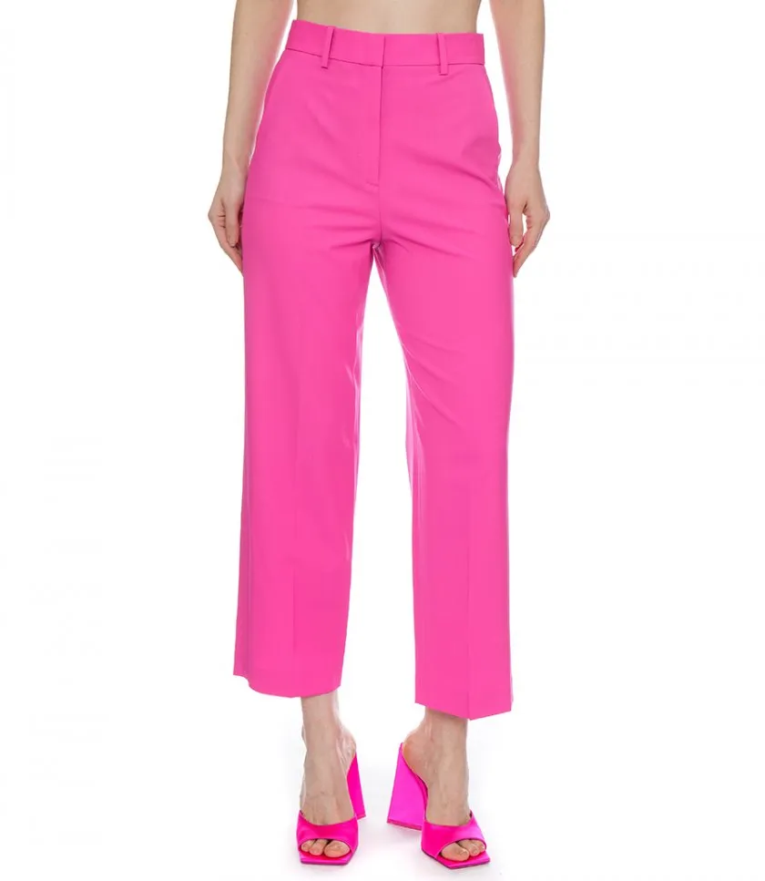 THEORYHIGH-WAIST STRAIGHT-LEG PANT