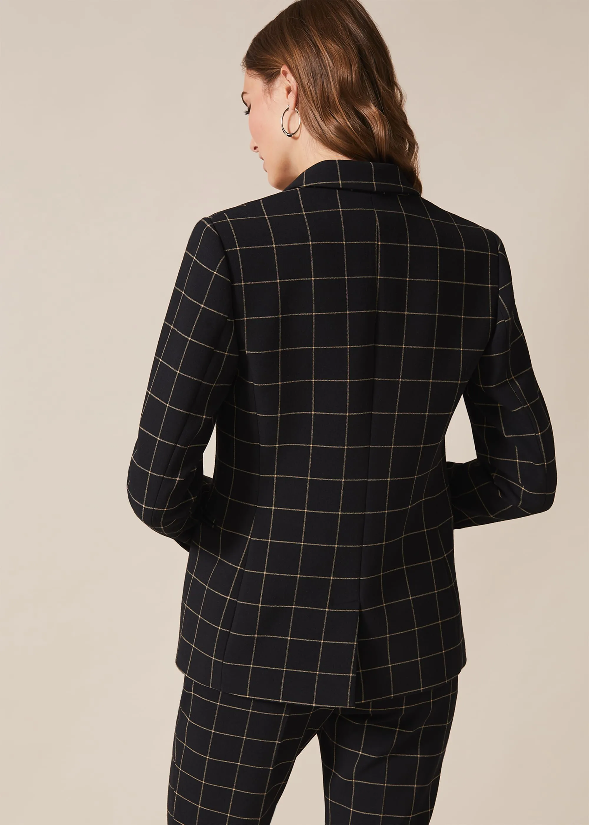 Toni Check Suit Jacket