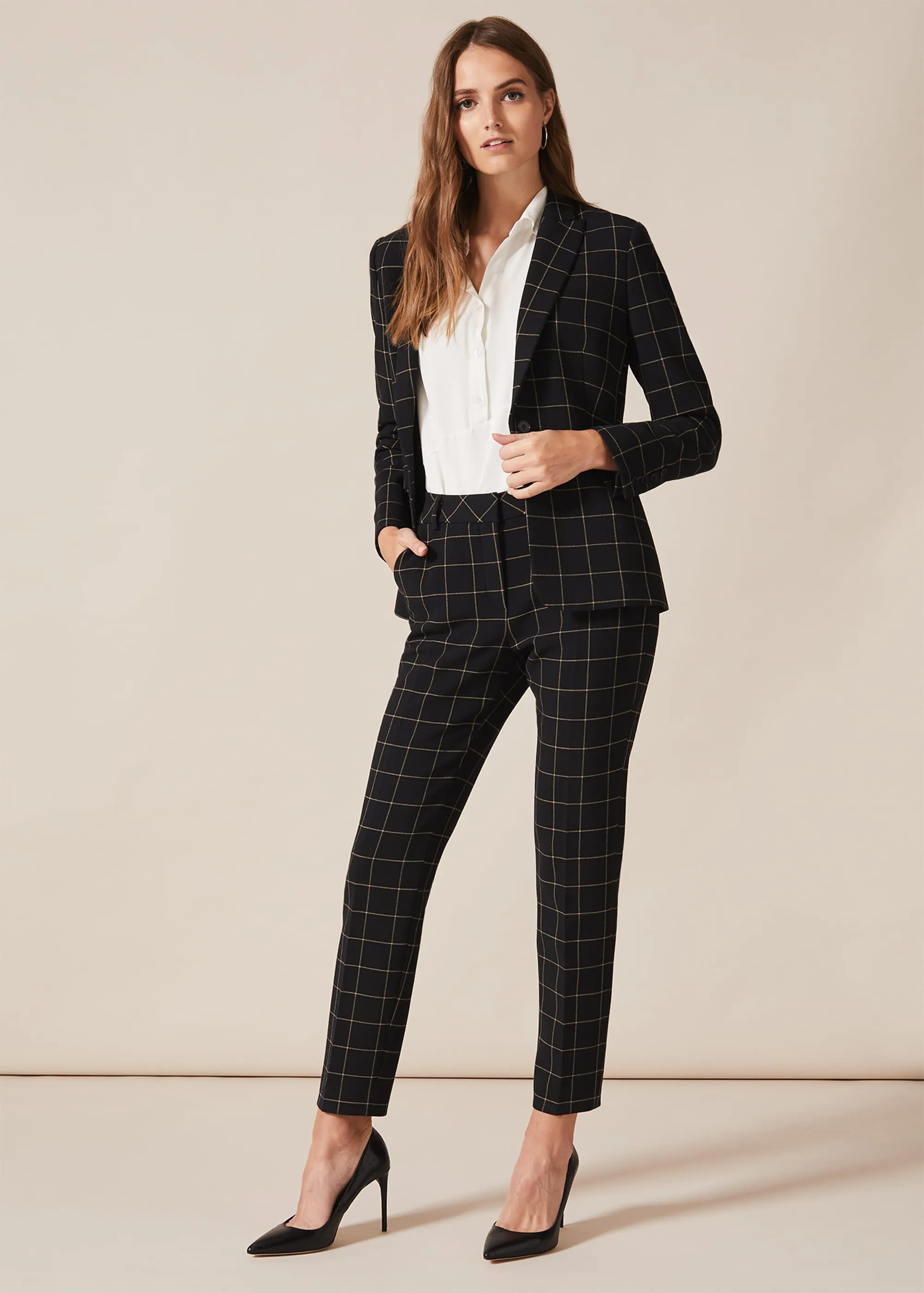 Toni Check Suit Jacket