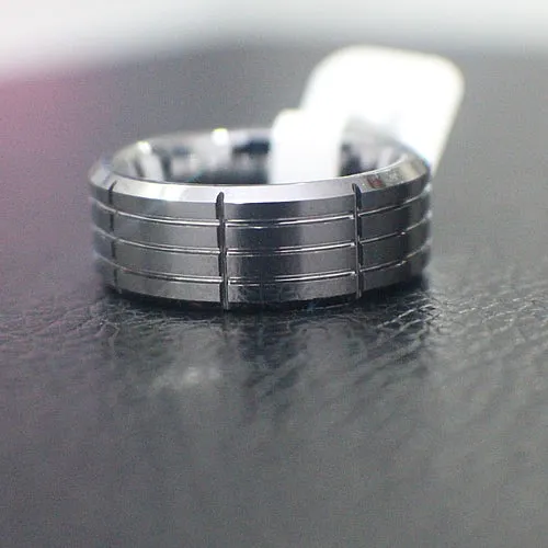 Tungsten Wedding band - 03AS01