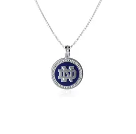 University of Notre Dame Coin Pendant Necklace - Enamel