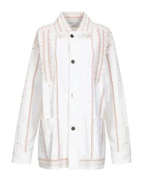 Valentino Women Denim outerwear Ivory 10 UK