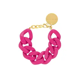 Vanessa Baroni Great Chain Fuchsia Bracelet