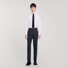 Wool suit pants