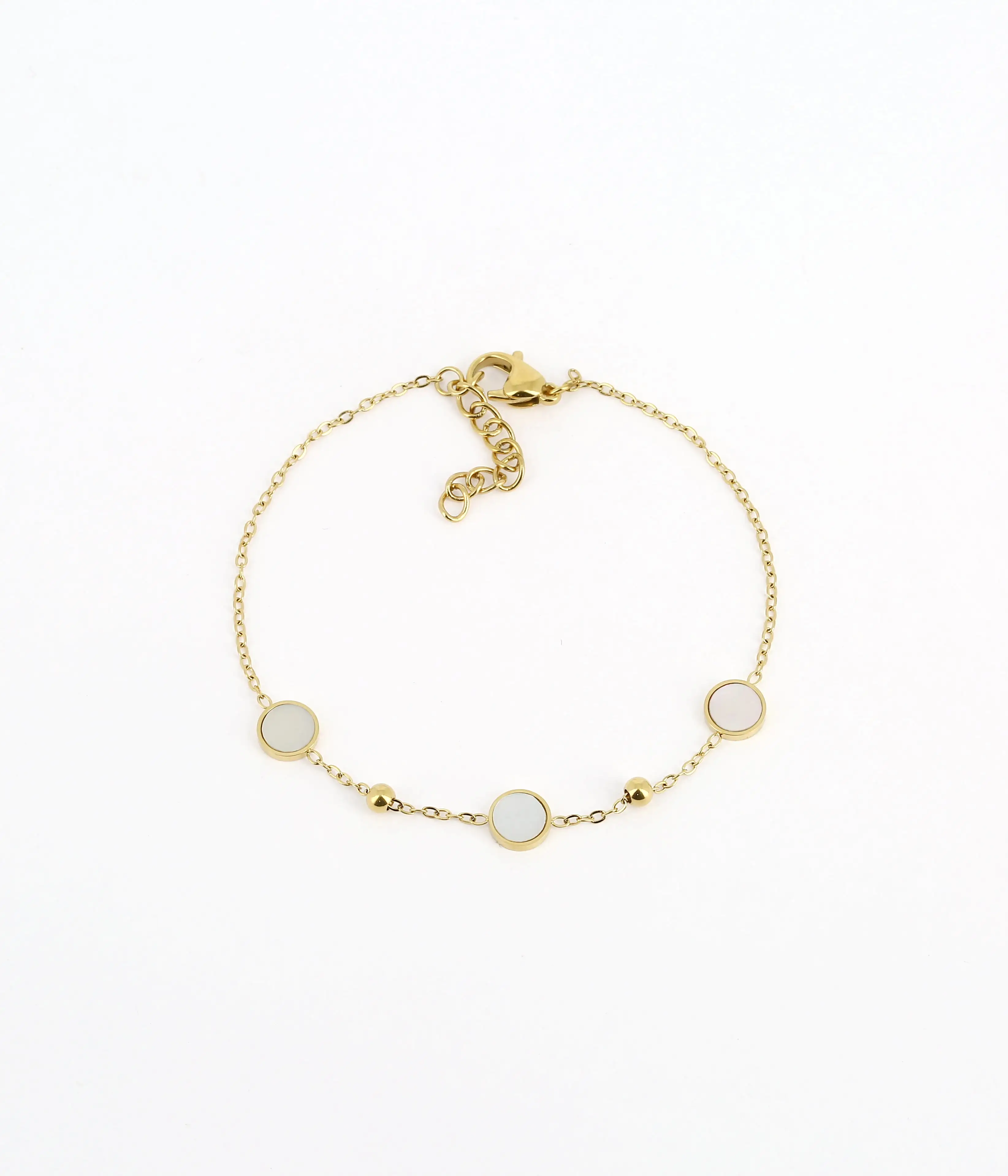 Zag Bijoux Kalina Gold Mother of Pearl Bracelet